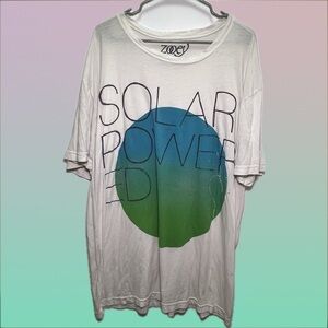 Zoey and Love & Eight “Solar Powered” Graphic Tee, Made in Peru